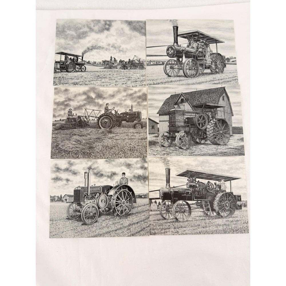 Postcards Randy Rolffs Remember Yesteryear Steam Tractor Farm Pella Iowa Lot 6